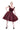BYZANTINE DRESS RED BROCADE