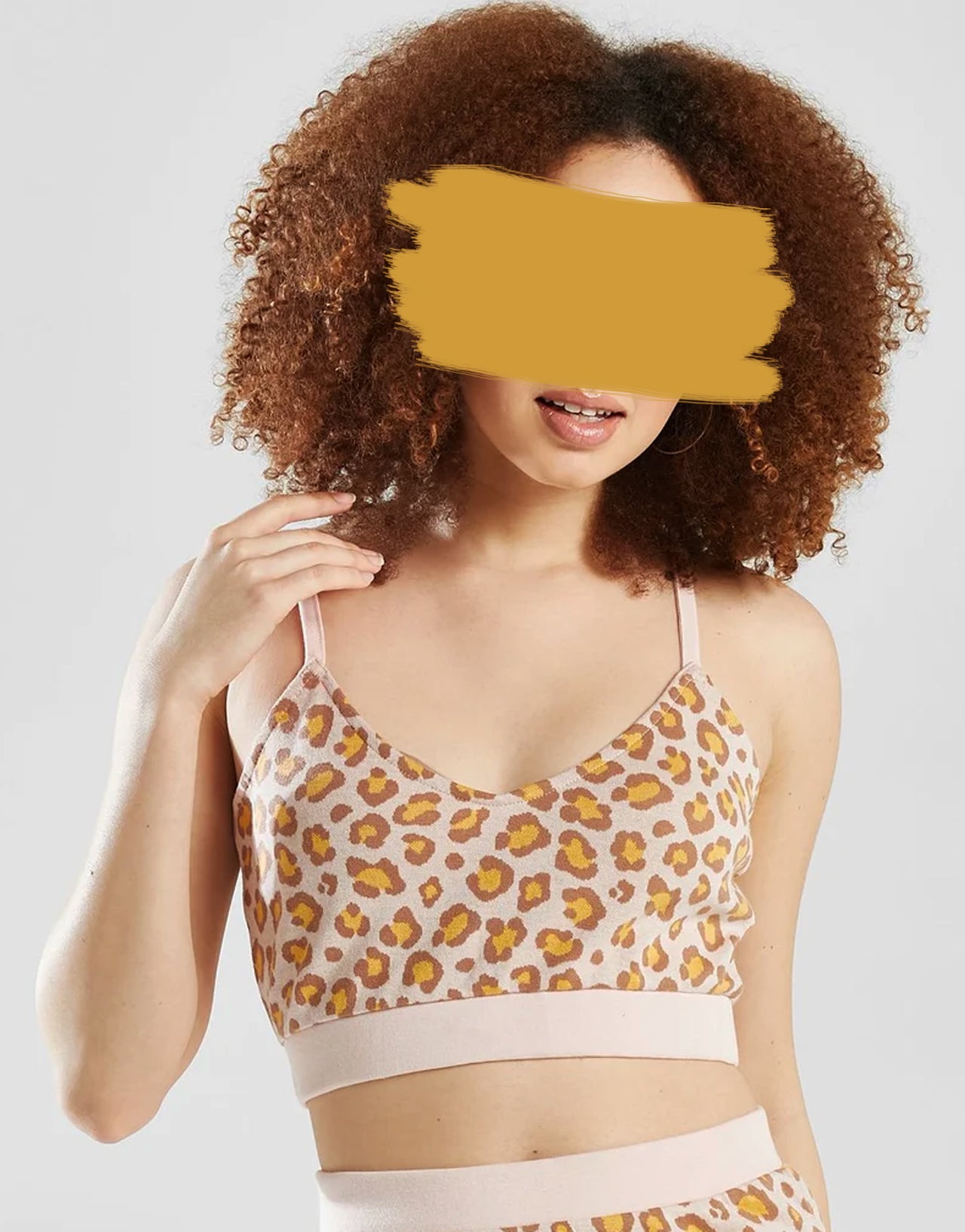 234050132    LEOPARD BRA TANK PINK