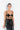 FAUX PATENT CAGE BRA