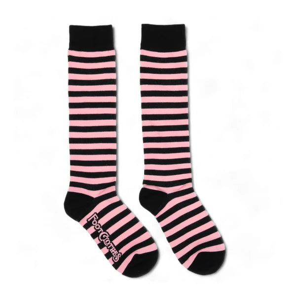 BUBBLEGUM STRIPED SOCKS