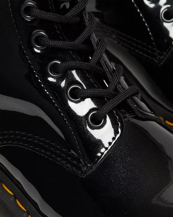 WOMENS 1460 BOOT OPALINE VEGAN BLACK