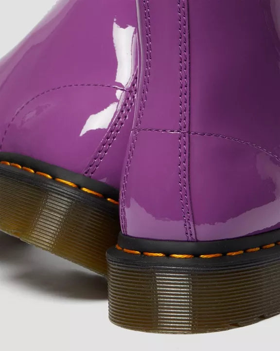 WOMENS 1460 BOOT PURPLE PATENT