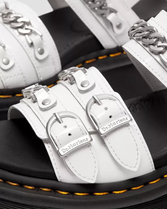 VOSS II QUAD CHAIN SANDAL WHITE
