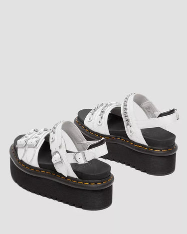 VOSS II QUAD CHAIN SANDAL WHITE