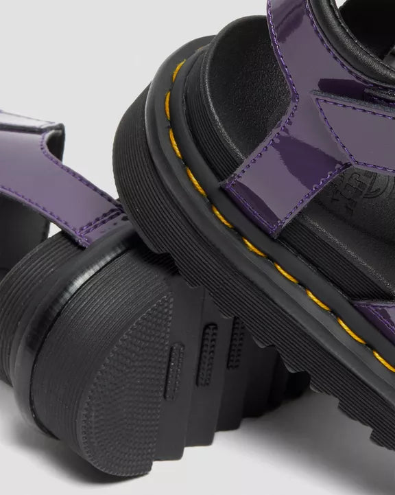 BLAIRE SANDAL PURPLE PATENT