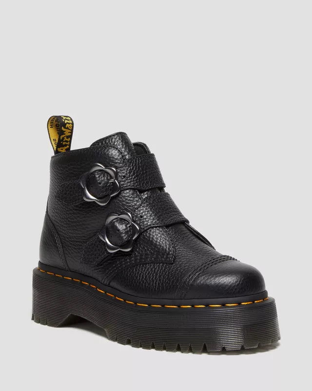 DEVON FLOWER BOOT BLACK