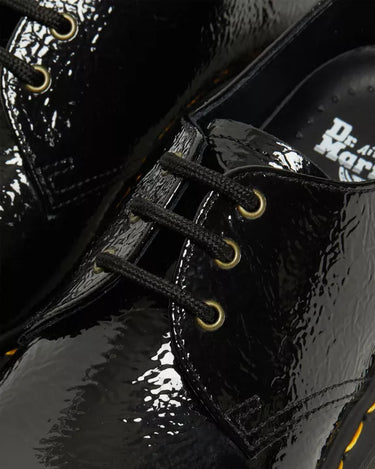 1461 DISTRESSED PATENT OXFORD BLACK