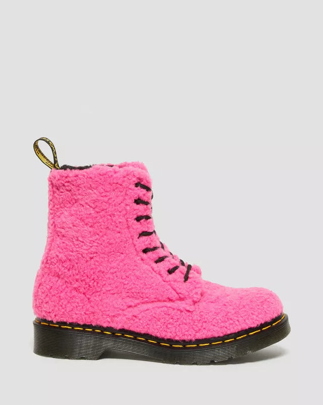 1460 FAUX SHEARLING CLASH PINK