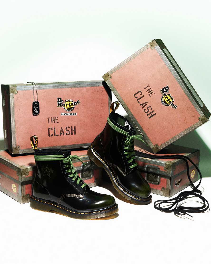 1460 THE CLASH GREEN BOOTS