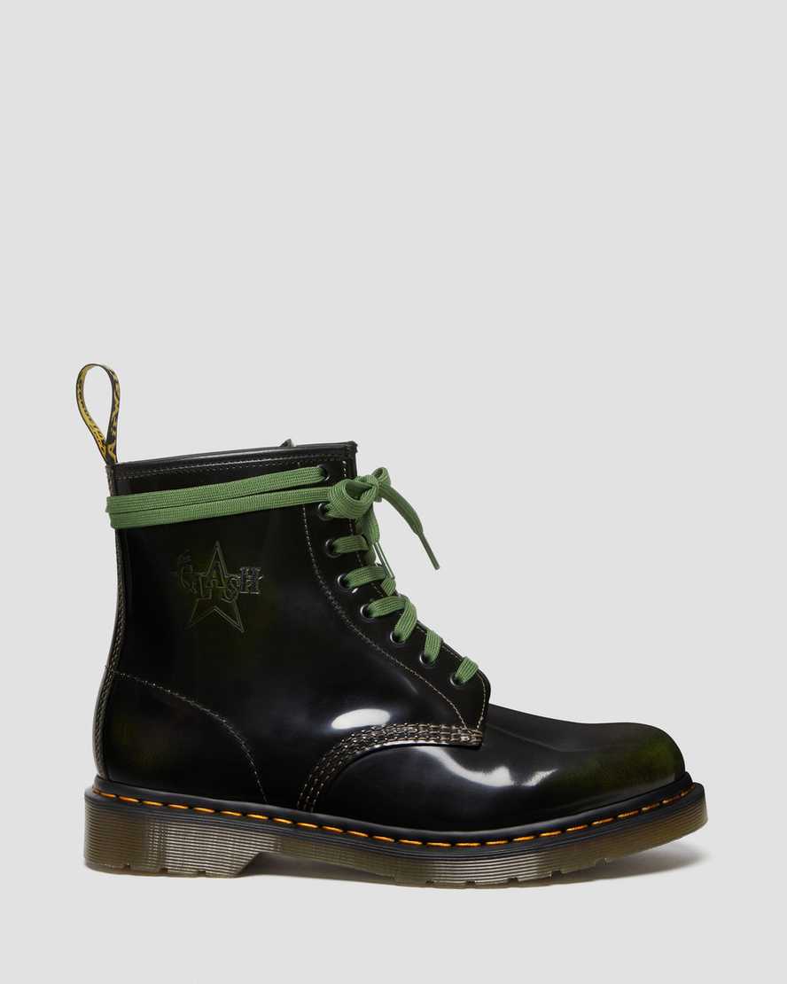 1460 THE CLASH GREEN BOOTS