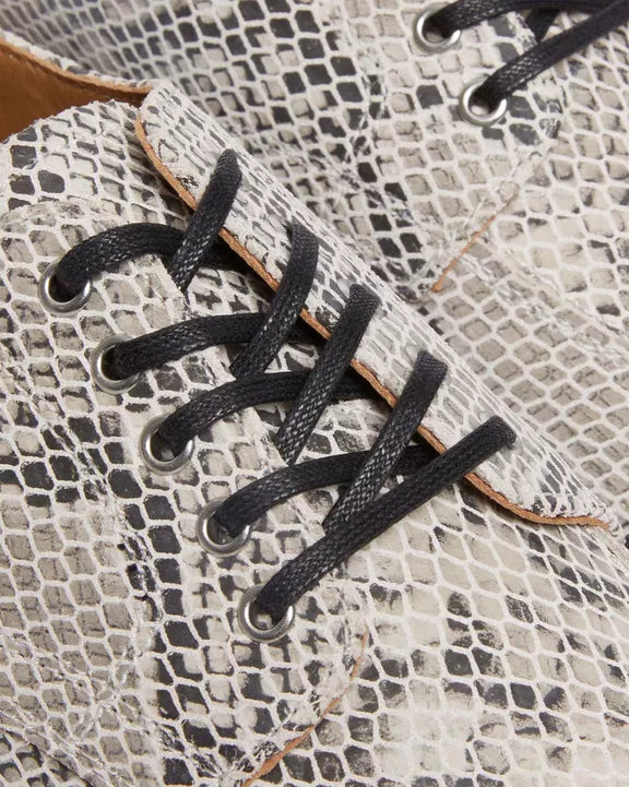 2046 SNAKE PRINT OXFORD SHOES