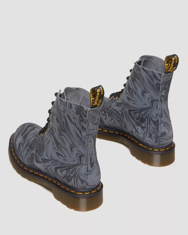 1460 MARBLED SUEDE BOOT GREY
