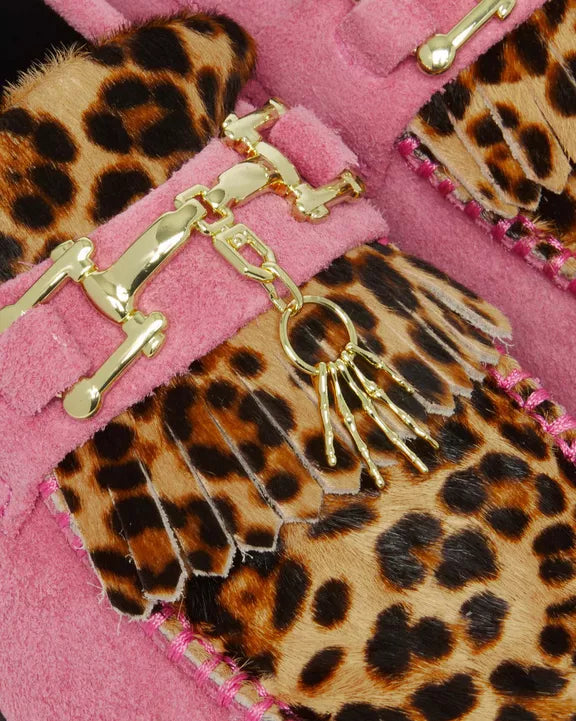 ADRIAN SNAFFLE PINK/LEOPARD