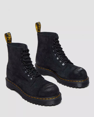 1460 HAIRY LACE UP BOOTS BLACK