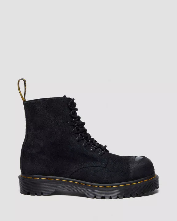 1460 HAIRY LACE UP BOOTS BLACK