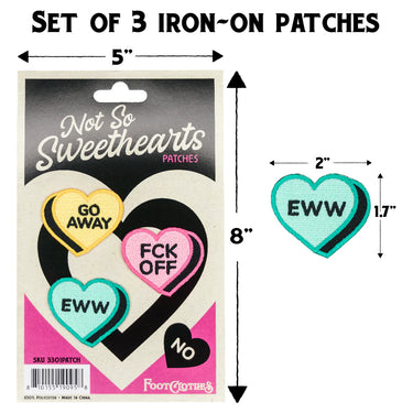 NOT SO SWEETHEARTS PATCHES