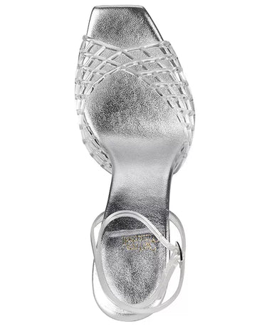 LATTIX CLEAR-SILVER HEELS