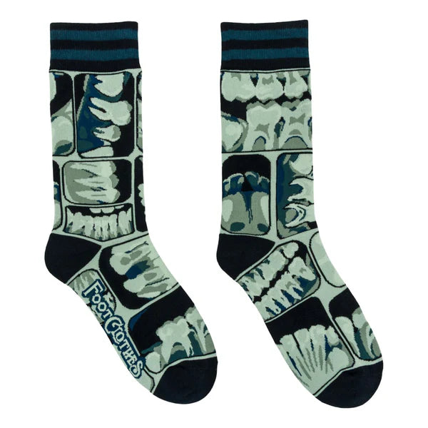 X RAY TEETH SOCKS