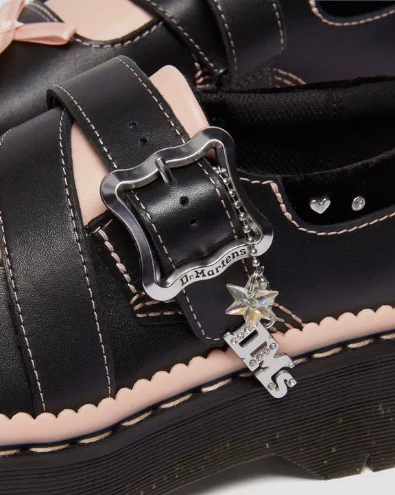 KEMSLEY BLACK/POWDER PINK