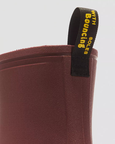 1460 RAIN BOOT CHERRY RED