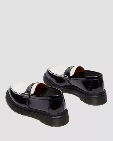 PENTON HEART BLACK/WHITE PATENT