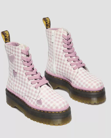 JADON HEART WHITE/DUSTY ROSE