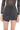 RHINESTONE ASYMMETRICAL SKIRT BLACK