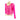 FISHNET MESH CROP LONG SLEEVE NEON PINK