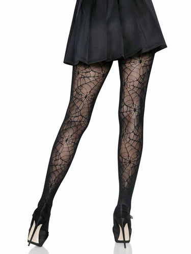 SPIDERWEB LACE TIGHTS