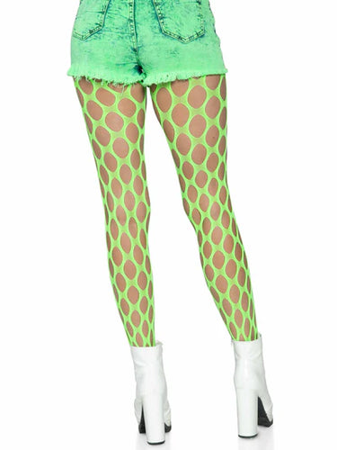 IVY NET POTHOLE TIGHTS NEON GREEN