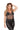 RHINESTONE FRINGE TOP BLACK