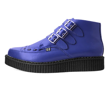 3 BUCKLE POINTED CREEPER BLUE