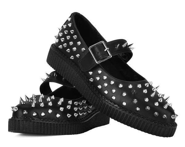 SPIKED MARY JANE A3355L BLACK