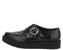 LEATHER BUCKLE POINT A8520 BLACK