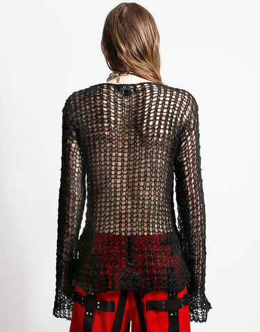 HOLY PUNK SWEATER BLACK
