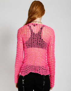 HOLY PUNK SWEATER PINK
