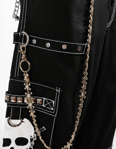 MINI SKULL CHAIN GOLD