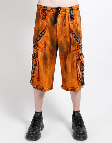 MIGHTY METAL PANT ORANGE INK WASH