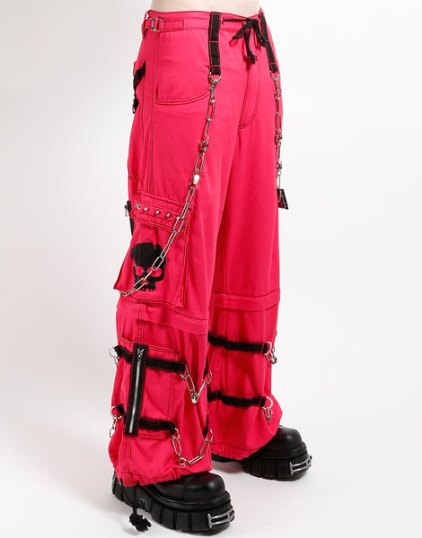 SKULL ZIP OFF PANT PINK – trashandvaudeville