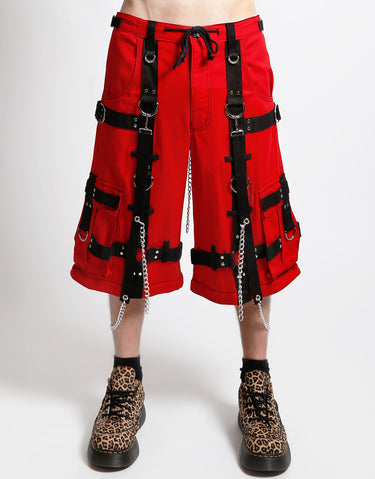 HARNESS DARK STREET PANT RED/BLK