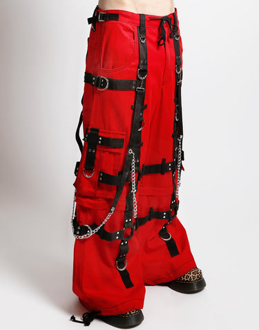 HARNESS DARK STREET PANT RED/BLK