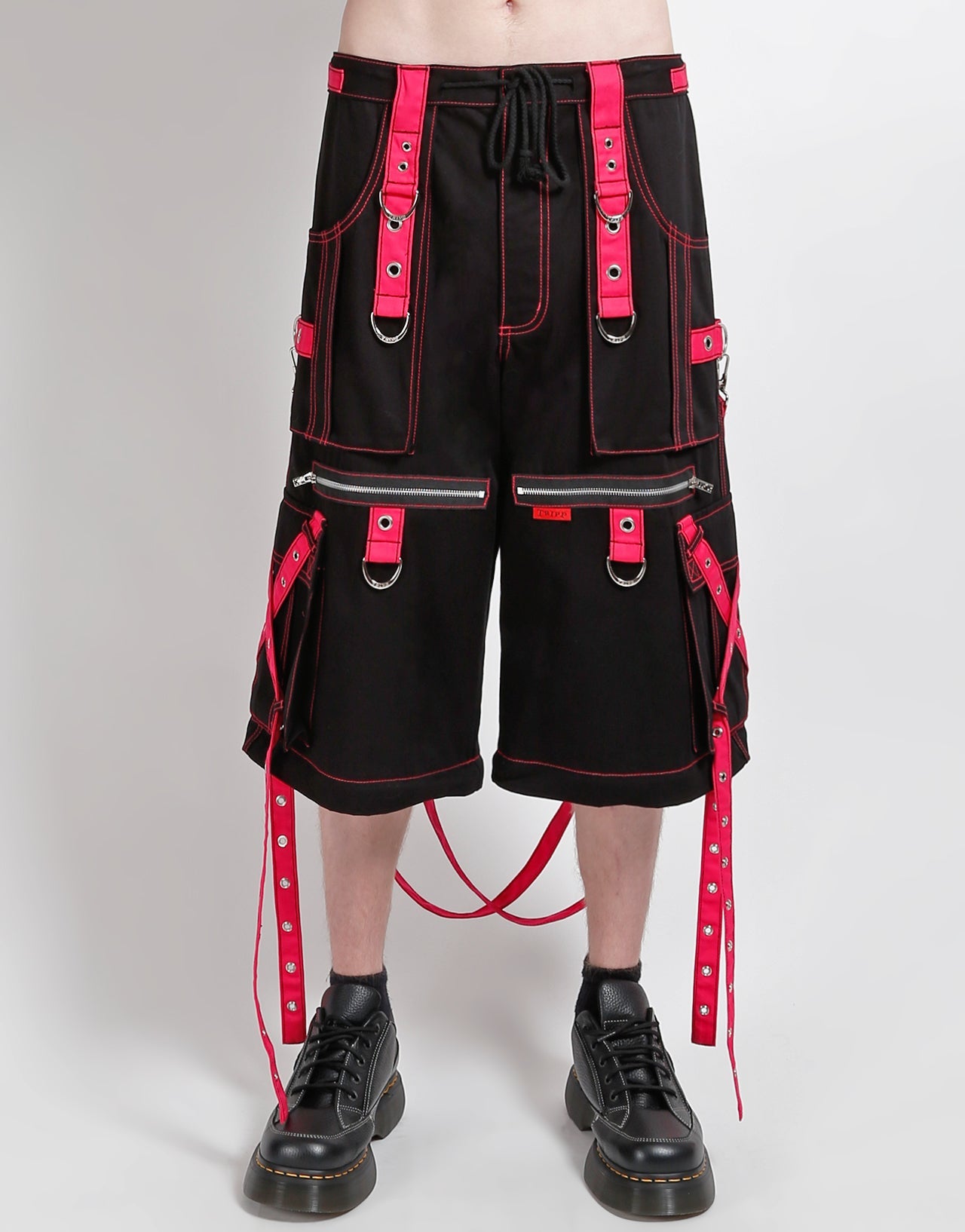 X-STRAP ZIP OFF PANT BLACK/PINK
