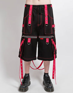 X-STRAP ZIP OFF PANT BLACK/PINK