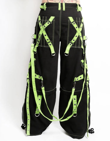 X-STRAP ZIP OFF PANT BLACK/LIME