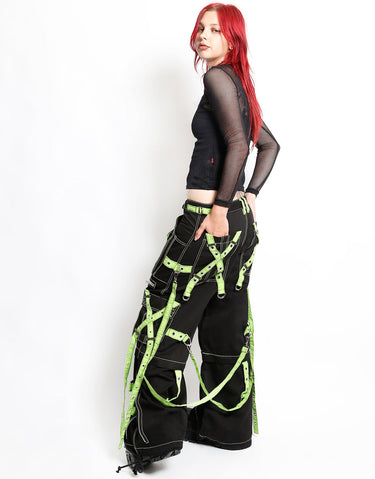 X-STRAP ZIP OFF PANT BLACK/LIME