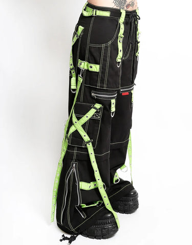 X-STRAP ZIP OFF PANT BLACK/LIME