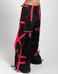 X-STRAP ZIP OFF PANT BLACK/PINK