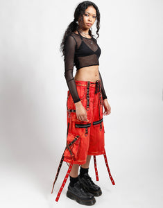 X-STRAP ZIP OFF PANT FIRE WASH