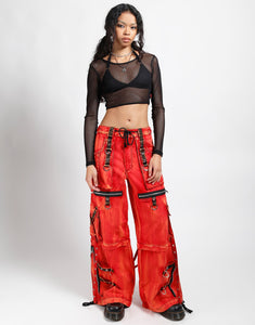 X-STRAP ZIP OFF PANT FIRE WASH