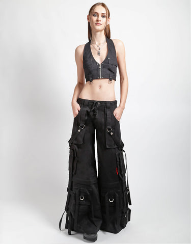 RING STRAP PANT BLACK